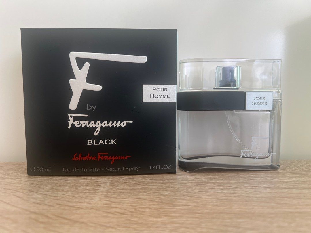 F by Ferragamo Black EDT 50ml Beauty Personal Care Fragrance Deodorants on Carousell