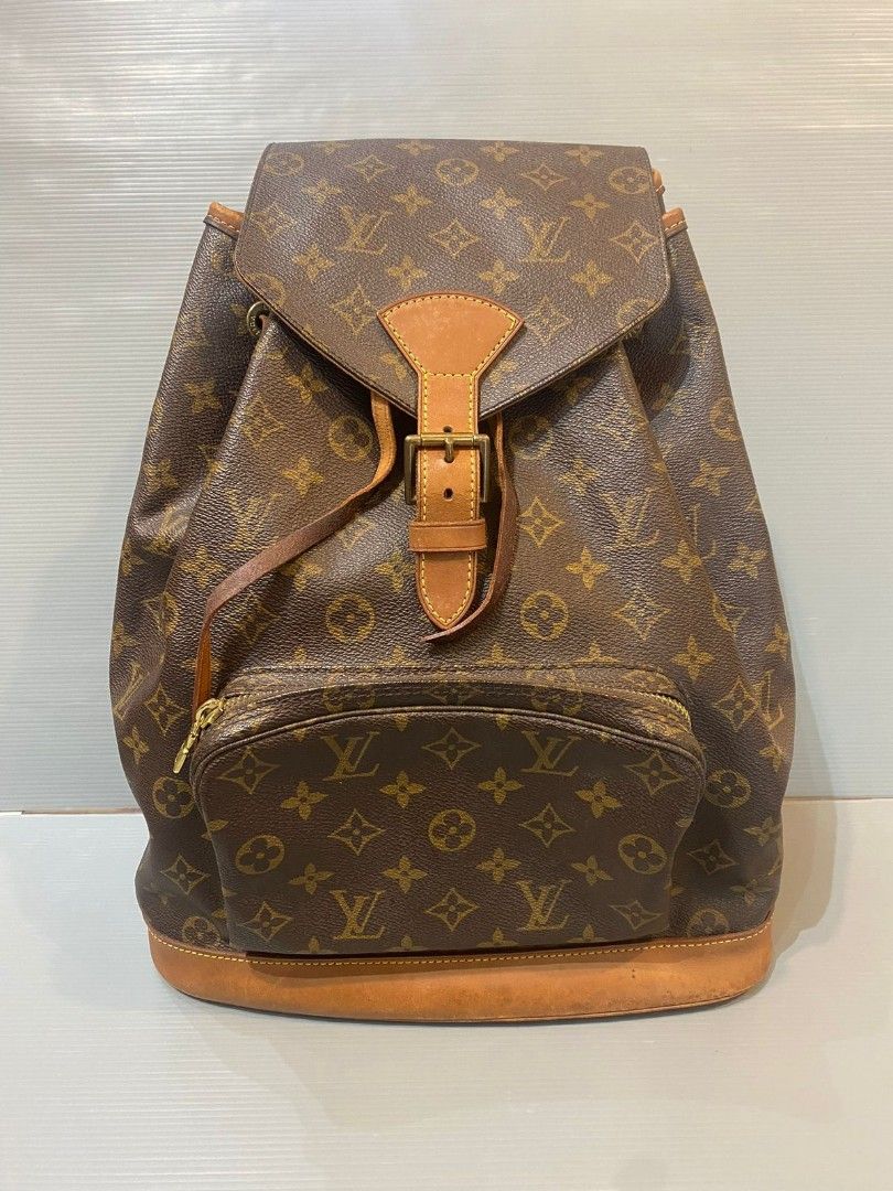 Fast Sale, Preloved Vintage ), LV Backpack Montsouris Mono GM 1995, Bag  only, •Nett, •Exclude ongkir