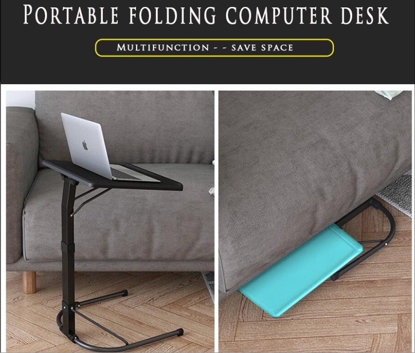 Folding Laptop Table (Multipurpose), Adjustable TV Dinner Table ...