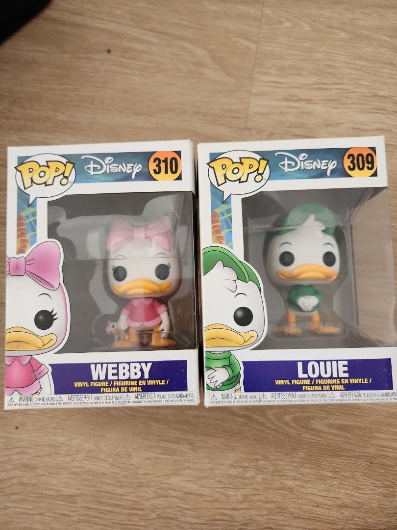 Funko Pop Louie and Webby Hobbies Toys Toys Games on Carousell