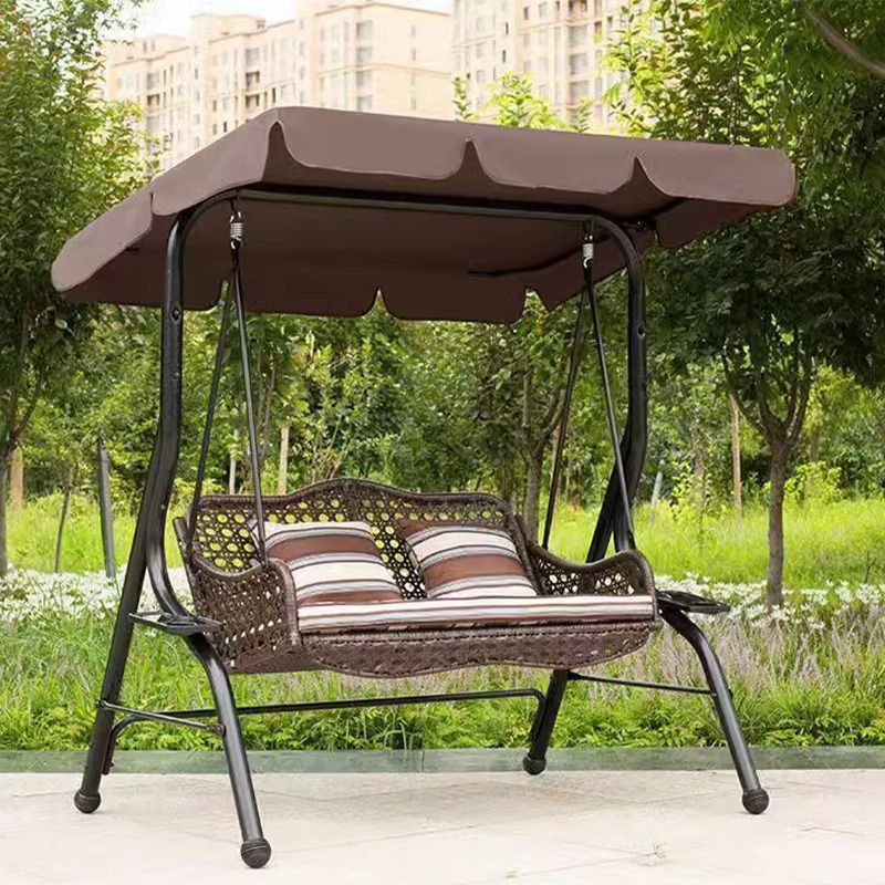 Garden Chair Double Outdoor Swing Chair Courtyard Hanging Basket Rocking Chair Family Indoor Children Balcony