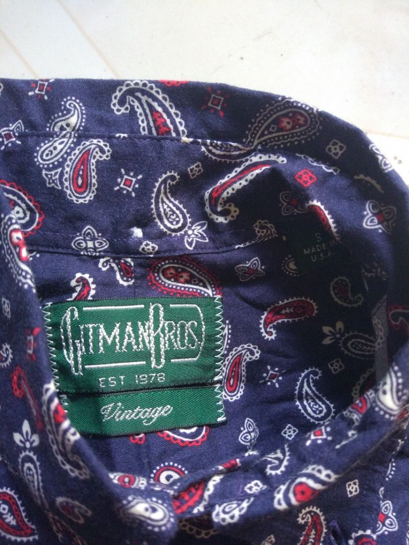Gitman Bros USA Longsleeve S (Category: Formal Shirts) located in Pasay City. Submitted by denimdude.ph (Listing ID 1317967743, Image 3). Description: made in USA.