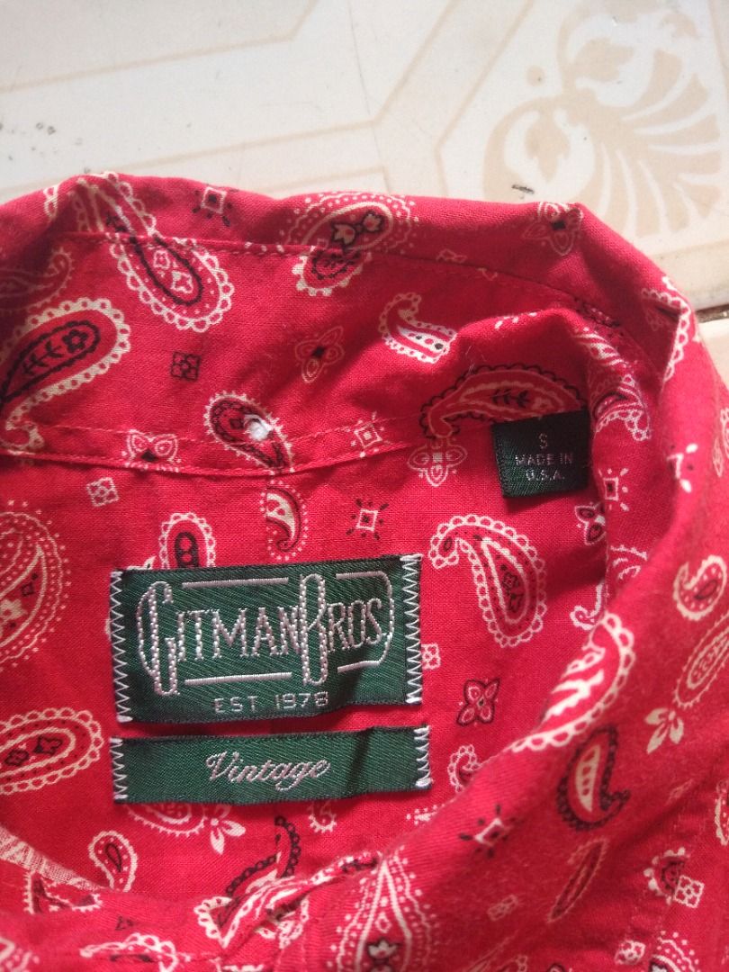 Gitman Bros USA Longsleeve S (Category: Formal Shirts) located in Pasay City. Submitted by denimdude.ph (Listing ID 1317968960, Image 3). Description: made in USA.