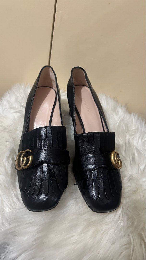 Gucci Marmont Block Heels