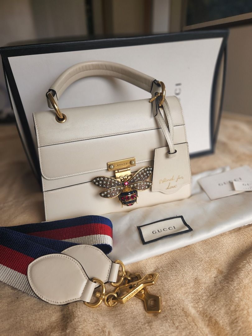 Gucci Queen Margaret Top Handle Bag (Category: Luxury Bags & Wallets) located in Caloocan City. Submitted by irc5421 (Listing ID 1317908622, Image 1). Description: 100% authentic Almost new Comes with paper bag, box, dust bag, strap, and cards Super steal!.