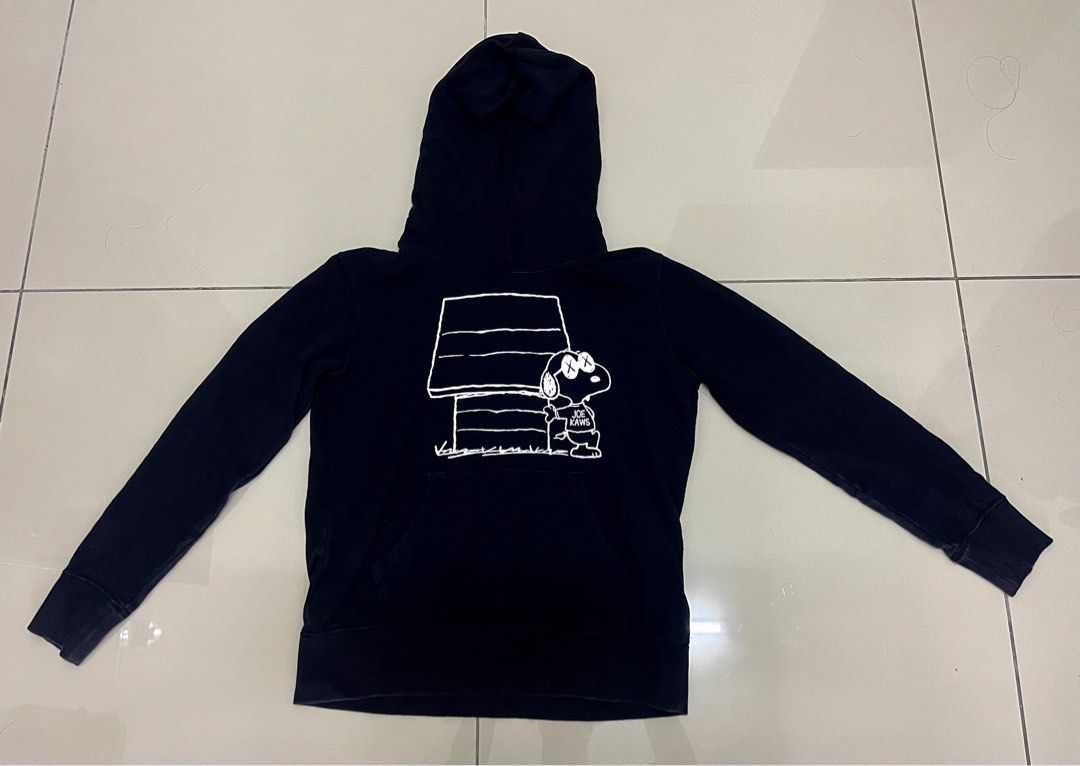Hoodie Original Uniqlo Colab Peanuts Kaws