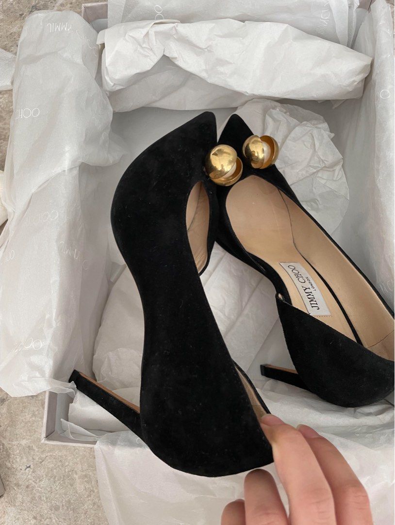 Jimmy Choo Sadira heels Women s Fashion Footwear Heels on Carousell