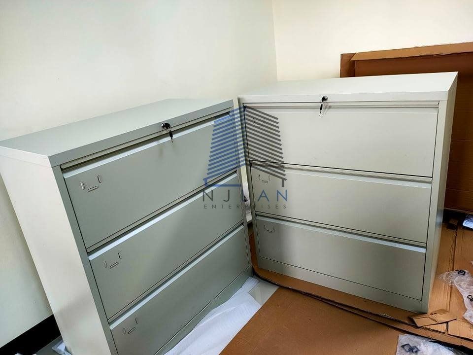 LATERAL-RECESSED HANDLE FILING CABINET OFFICE FURNITURE, Furniture ...