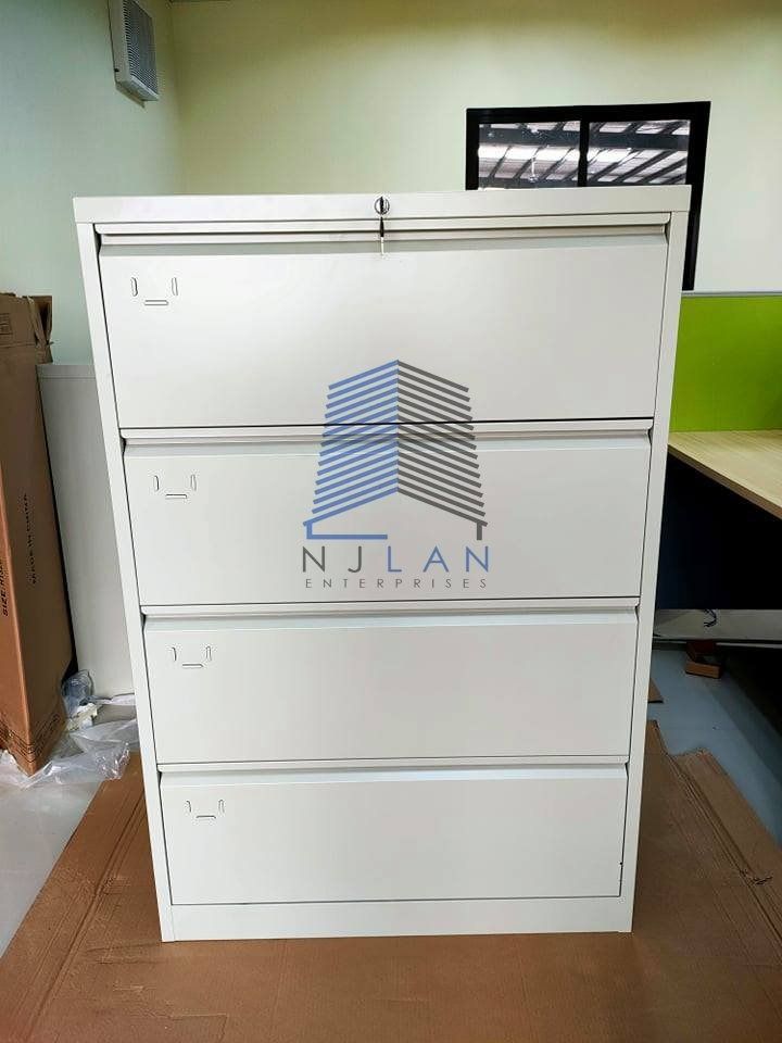 LATERAL-RECESSED HANDLE FILING CABINET OFFICE FURNITURE, Furniture ...