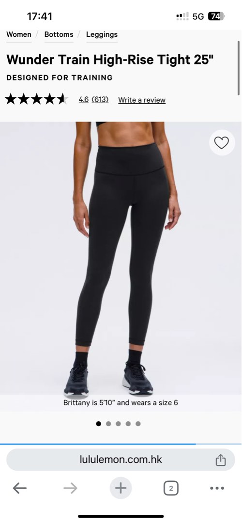 5 pairs Lululemon Wunder Train High Rise Tights 25 Women s Fashion Activewear on Carousell