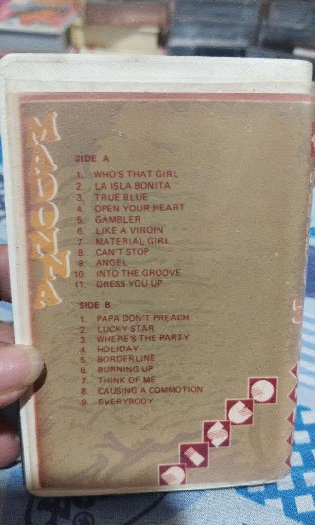 MADONNA ( CASSETTE TAPE VINTAGE ) (Category: CDs & DVDs) located in Manila. Submitted by 1980sbaby (Listing ID 1317930276, Image 2). Description: .