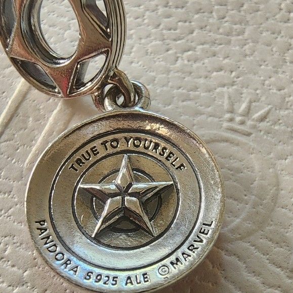 Marvel The Avengers Captain America Shield Dangle Charm 790780C01 ...