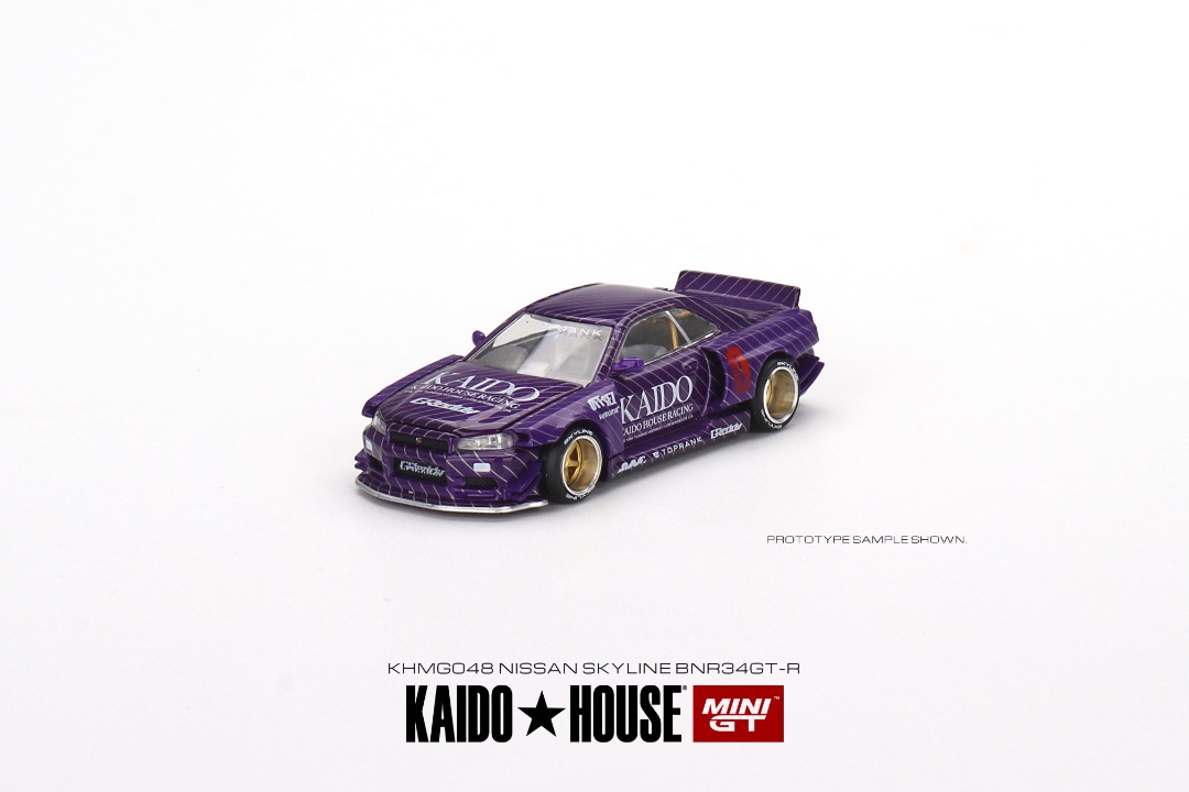 ミニカー KAIDO HOUSE GT-R R34 //048 Kaido House x Mini GT 1:64 Tamiya Nissan Skyline GT-R (R34) THE