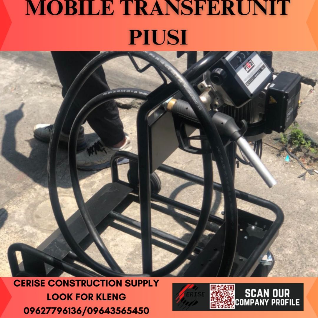 MOBILE TRANSFER UNIT PIUSI, Commercial & Industrial, Industrial ...