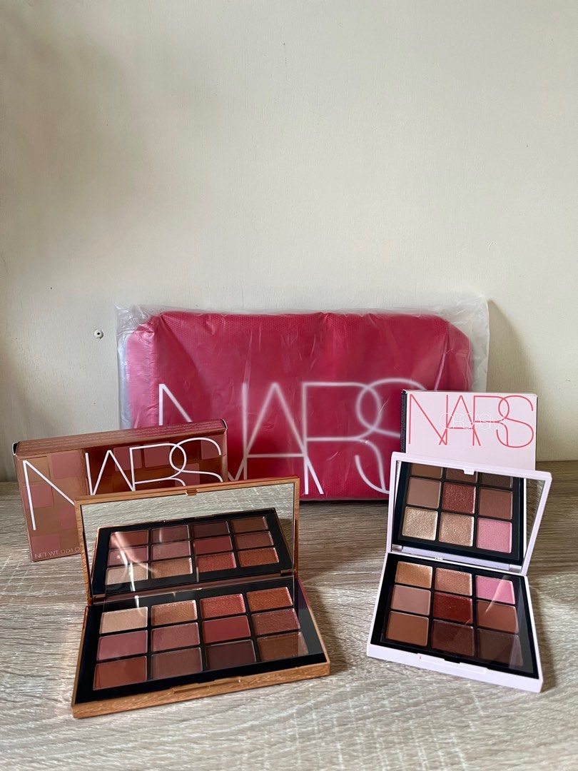 NARS Eyeshadow Bundle + Make Up Bag (Category: Makeup) located in Magalang. Submitted by lalalavieenrose (Listing ID 1317883377, Image 2). Description: .