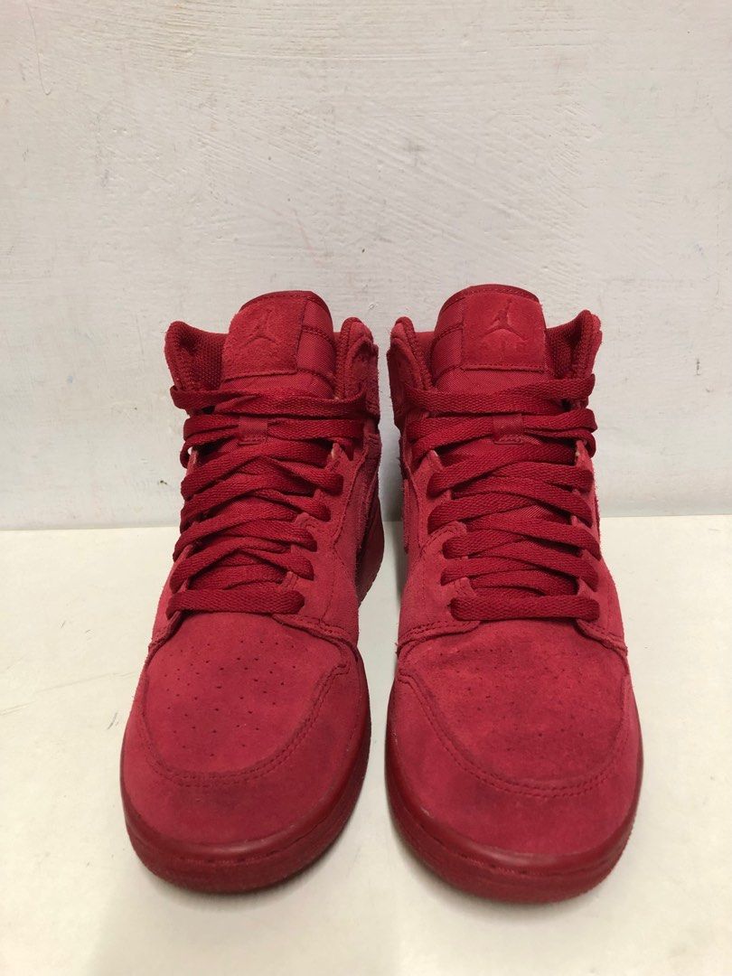 Jordan suede red best sale