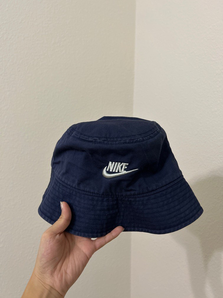 navy nike bucket hat