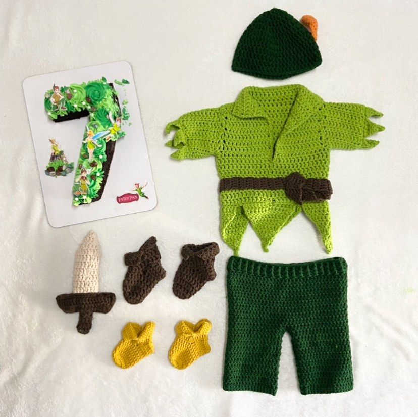 Crochet Peter Pan Shirt - Blue Golf Cart main image 0
