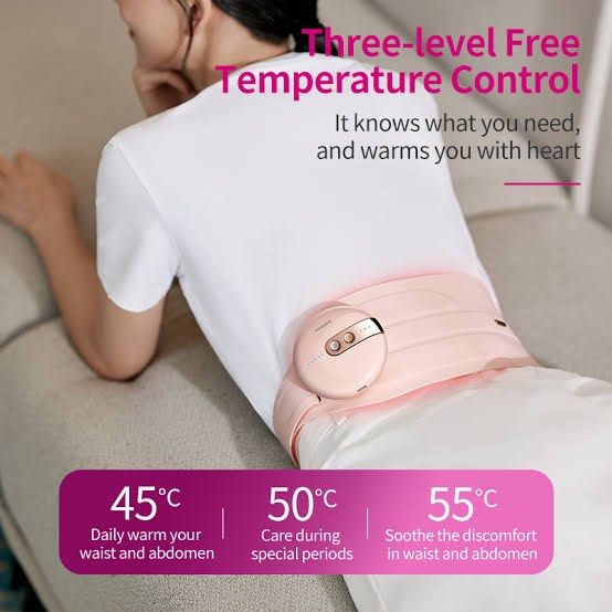 Philips Pink Waist Massager (PPM4325) (Category: Massage Devices) located in Manila. Submitted by kisshadg23 (Listing ID 1318024309, Image 3). Description: 1. 220cm² large area of hot compress, comprehensive coverage of the waist / abdomen; 2. Three free temperature control, 45-50-55 ° C three temperature adjustment, balanced heating, lasting warm waist and abdomen; 3. High-quality Lycra fabric, soft and skin-friendly easy to clean, Velcro adjust