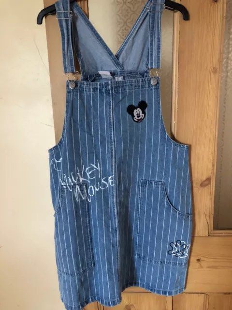 Denim pinafore dress primark clearance