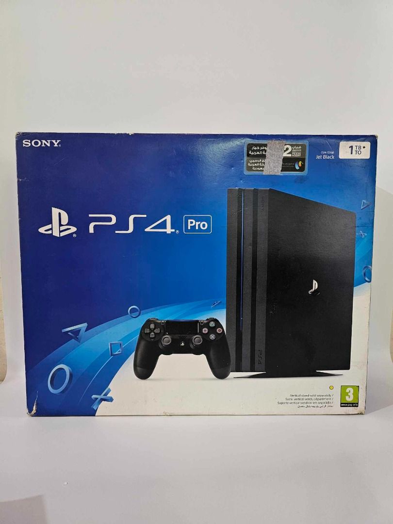 PS4 Pro 1 tb Jet Black (Category: PlayStation) located in Santiago. Submitted by keanudibscollectibles (Listing ID 1317985337, Image 1). Description: Sony PS4 Pro 1 tb (CUH-7016B) Jet Black / Not jailbroken / No hidden issues / WYSIWYG Package included: Original Box, HDMI cable, Power cable, 2 Controllers 🎮🎮🎮P12,000 - PS4 w/ 10 games 🎮🎮🎮 P10,000 - PS4 package only, without games Included Physical Disc Games: Spiderman - 800 Marvel Lego Aven