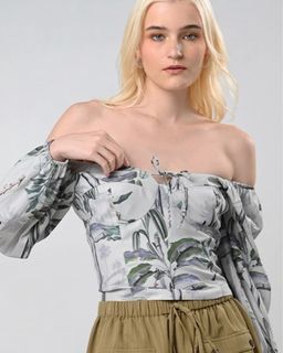RAF R.A.F. Manila Clairo Printed Floral Crop Top (Plains & Prints)