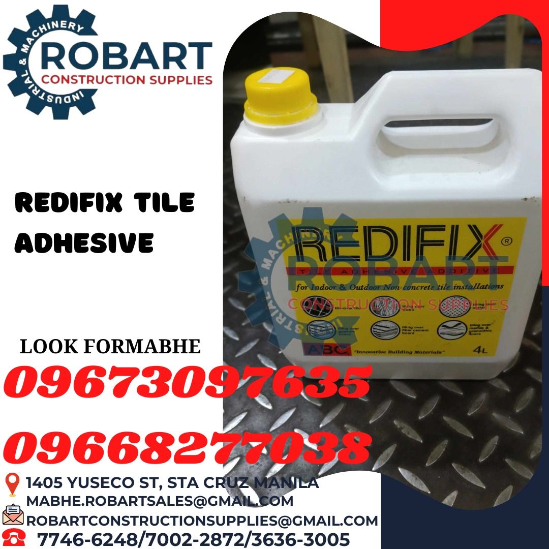 REDIFIX tile adhesive, Commercial & Industrial, Construction Tools ...