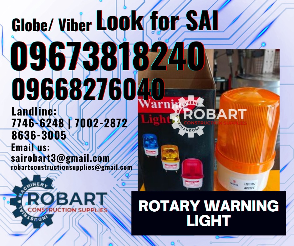 Rotary Warning Light, Commercial & Industrial, Construction Tools ...