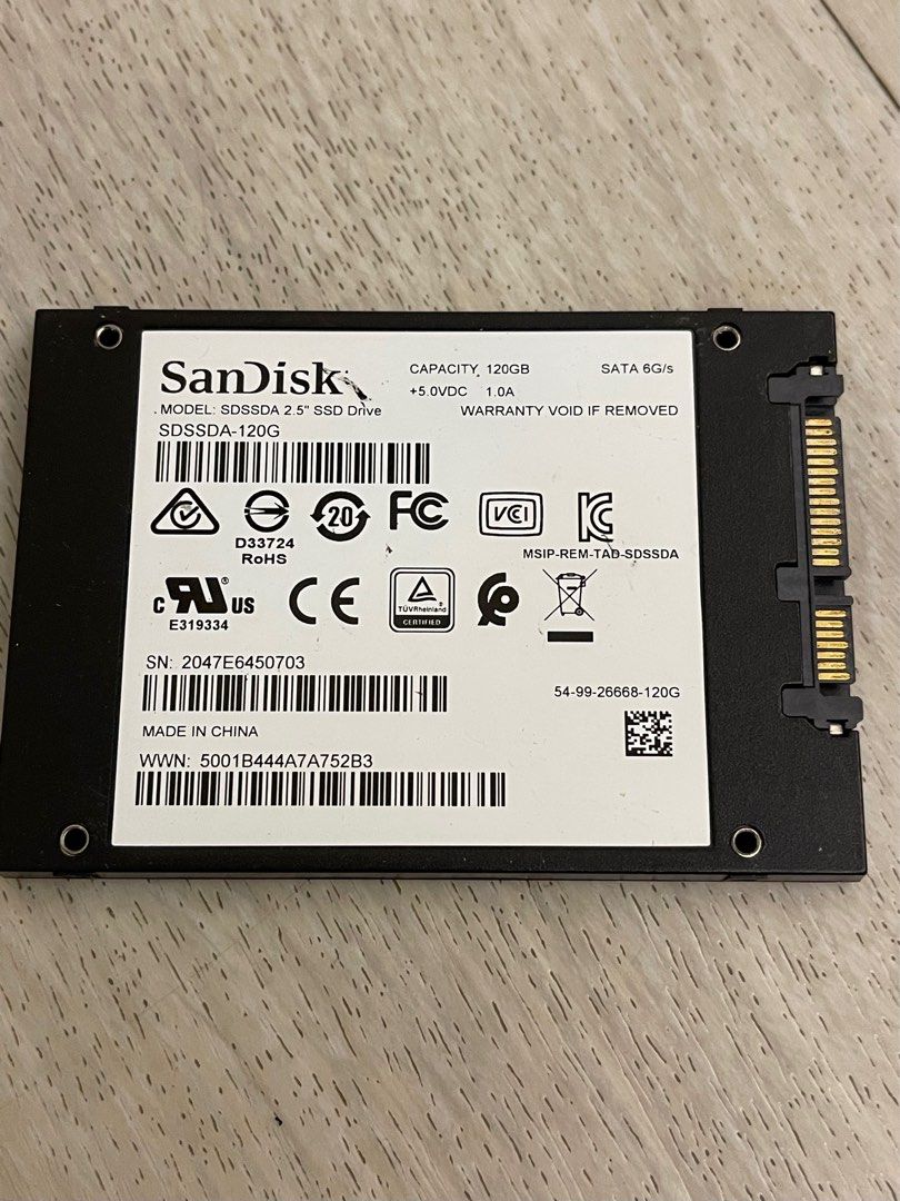 SanDisk SSD Plus Solid State Drive 120GB SATA III MLC Internal Solid State Drive SSD Computers Tech Parts Accessories Hard Disks Thumbdrives on Carousell