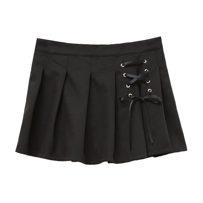 Size 5XL Plus Size BLACK Criss Cross Side Pleated Smocked Waistband A line Classic Skirt Women s Fashion Bottoms Skirts on Carousell