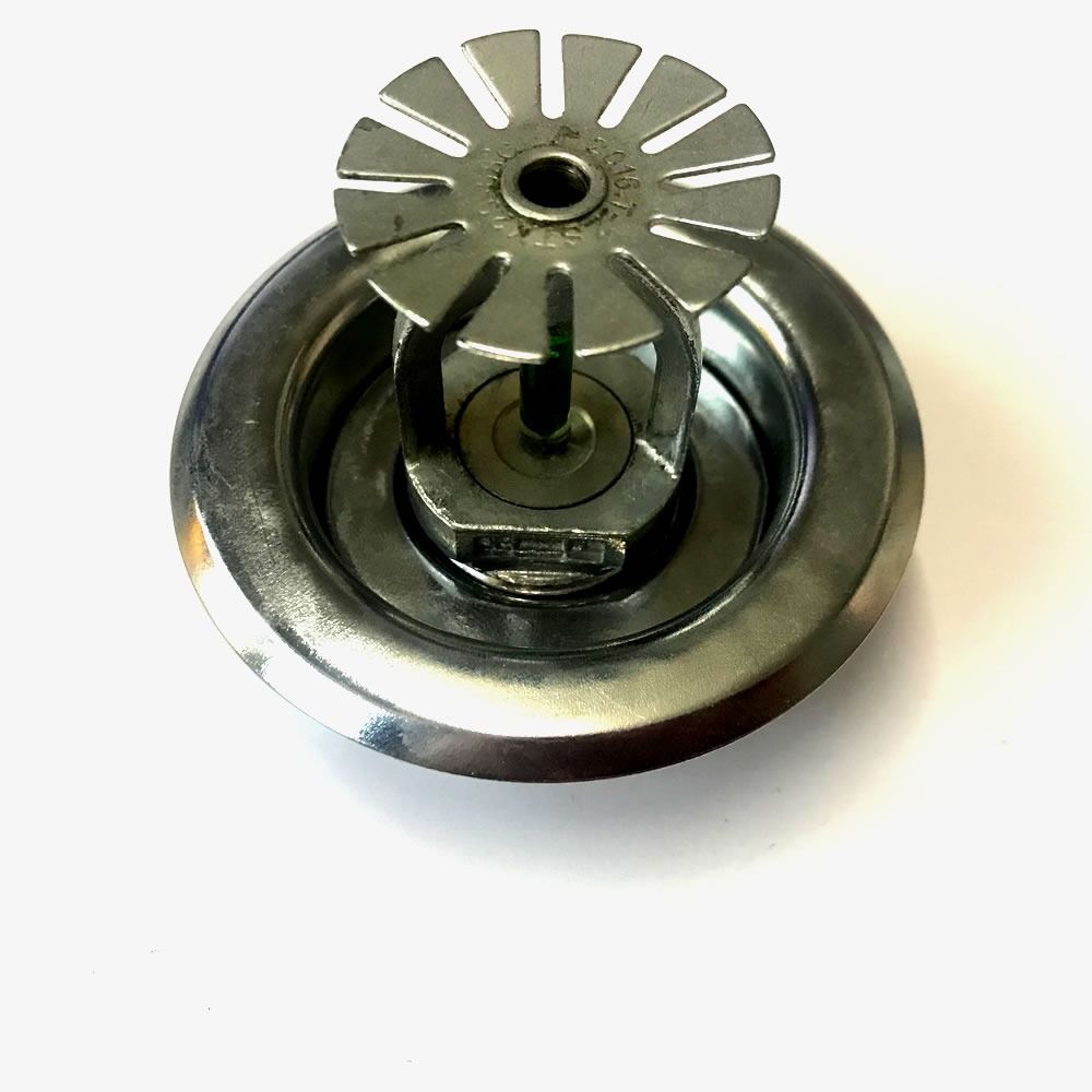 SPRINKLER & SPRINKLER HEAD PLATE 1 SET (Category: Other Security Devices) located in Quezon City. Submitted by lhanex (Listing ID 1317899103, Image 2). Description: Features: Fire sprinkler is a key component part of automatic fire extinguishing system .It aims to detect fire and control or extinguish the fire through sprinkler. 1.Sprinklers assembled from copper alloy frame, glass balls and seals with compact shape and delicate appearance. 2.Hig