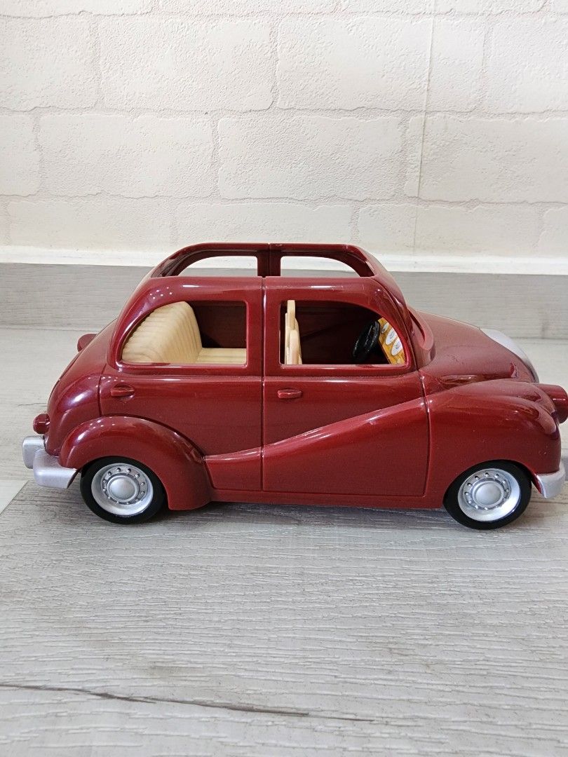 Sylvanian Families Red Saloon Car Hobbies Toys Toys Games on Carousell