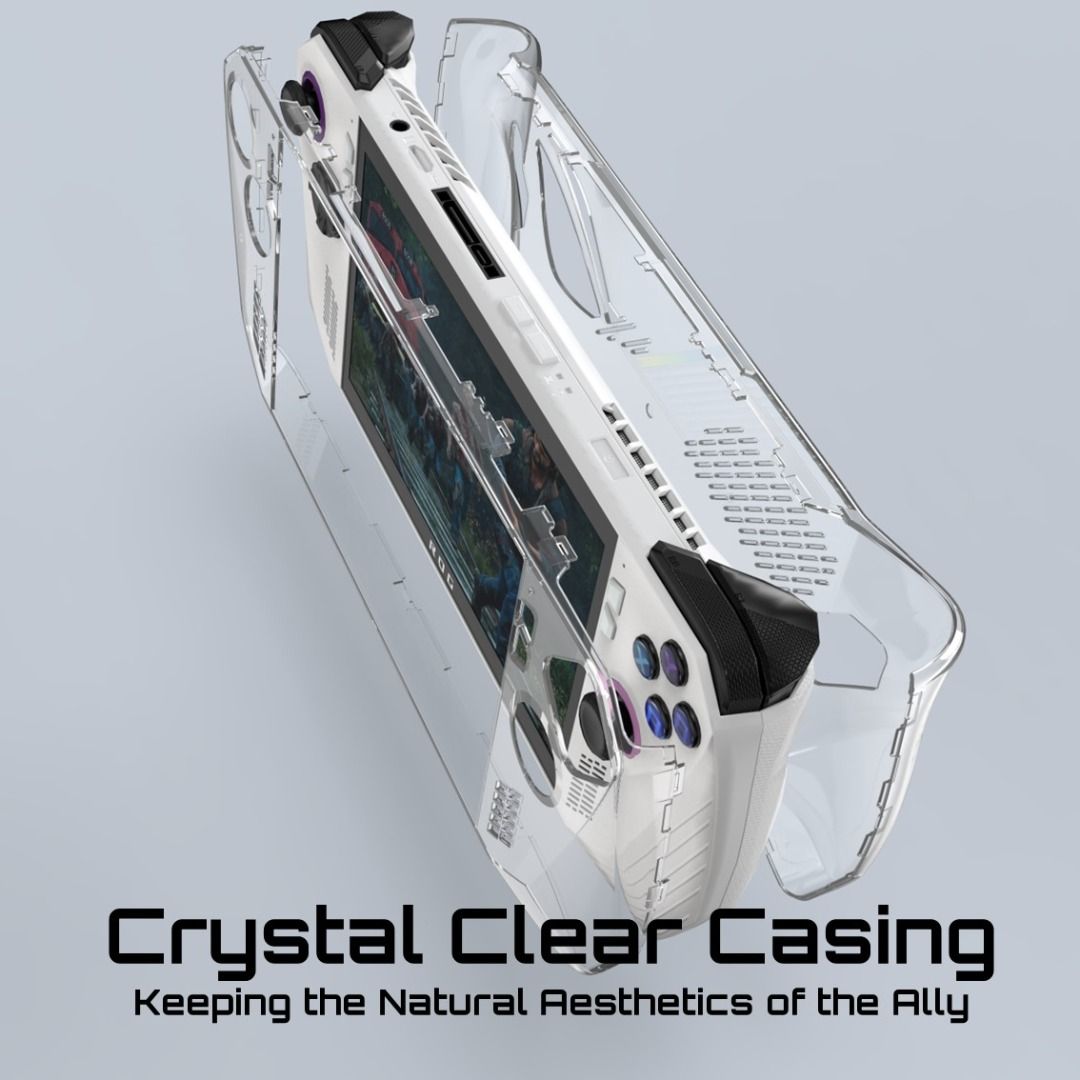 The Bare Case for ASUS ROG Ally Ryzen Z1 & Extreme (Shell, Transparent ...