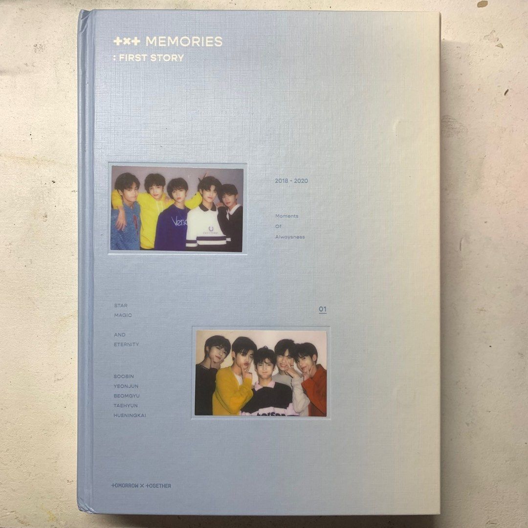 TXT Memories: First Story Complete Set (Category: K-Wave Merchandise) located in Quezon City. Submitted by bomucart (Listing ID 1317966096, Image 1). Description: Complete onhand unsealed txt memories first story set TAKE ALL FOR P900 ONLY (dm if tingi) — dm for more info/pics/vids — shipping fee to be covered by buyer — bought in 2021 — mint condition — dvds never used — PC NOT INCLUDED MOP: gcash MOD: grab/lalamove/j&t/other SDD courier RFS: de