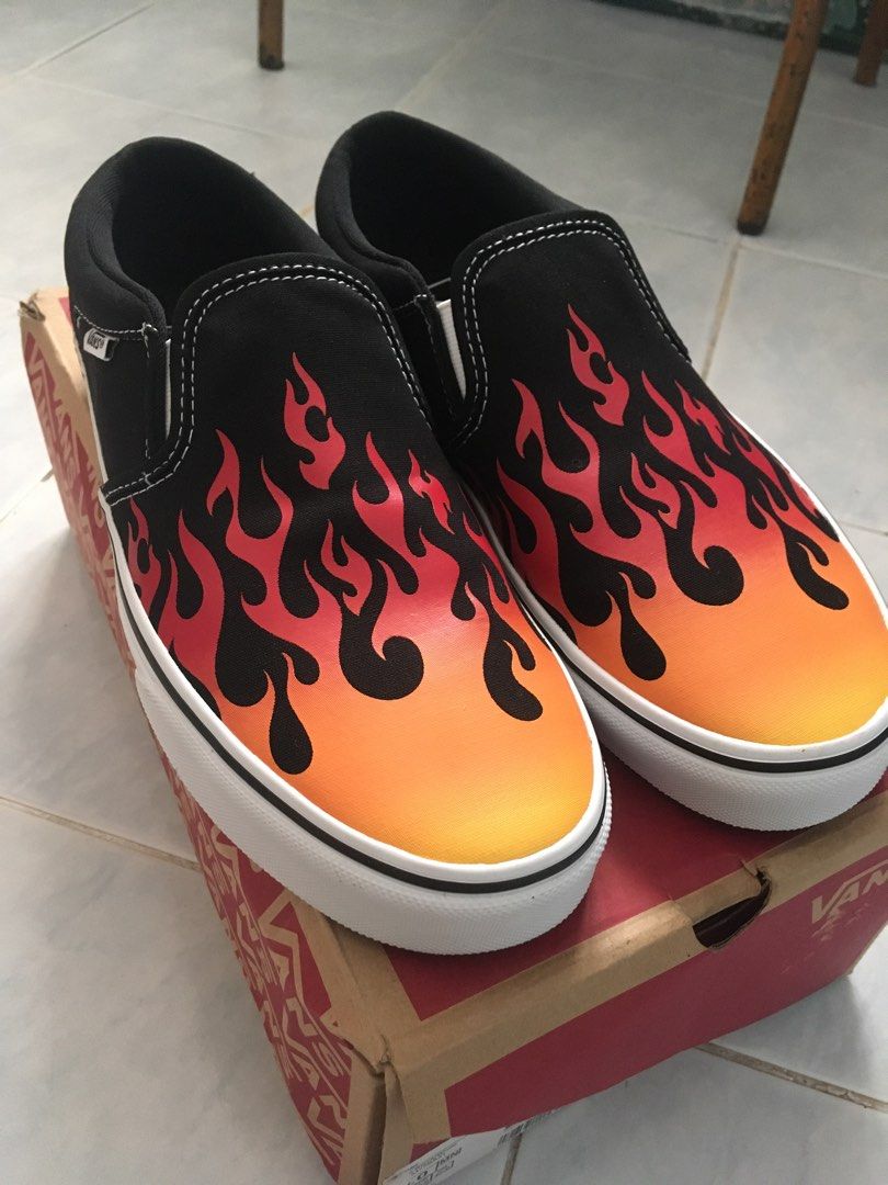 Fire vans slip on online