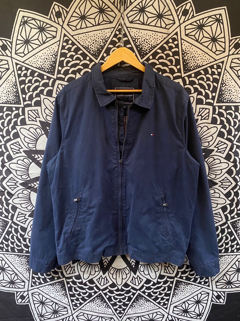 Tommy Hilfiger 00s Harrington Jacke Braun L 744