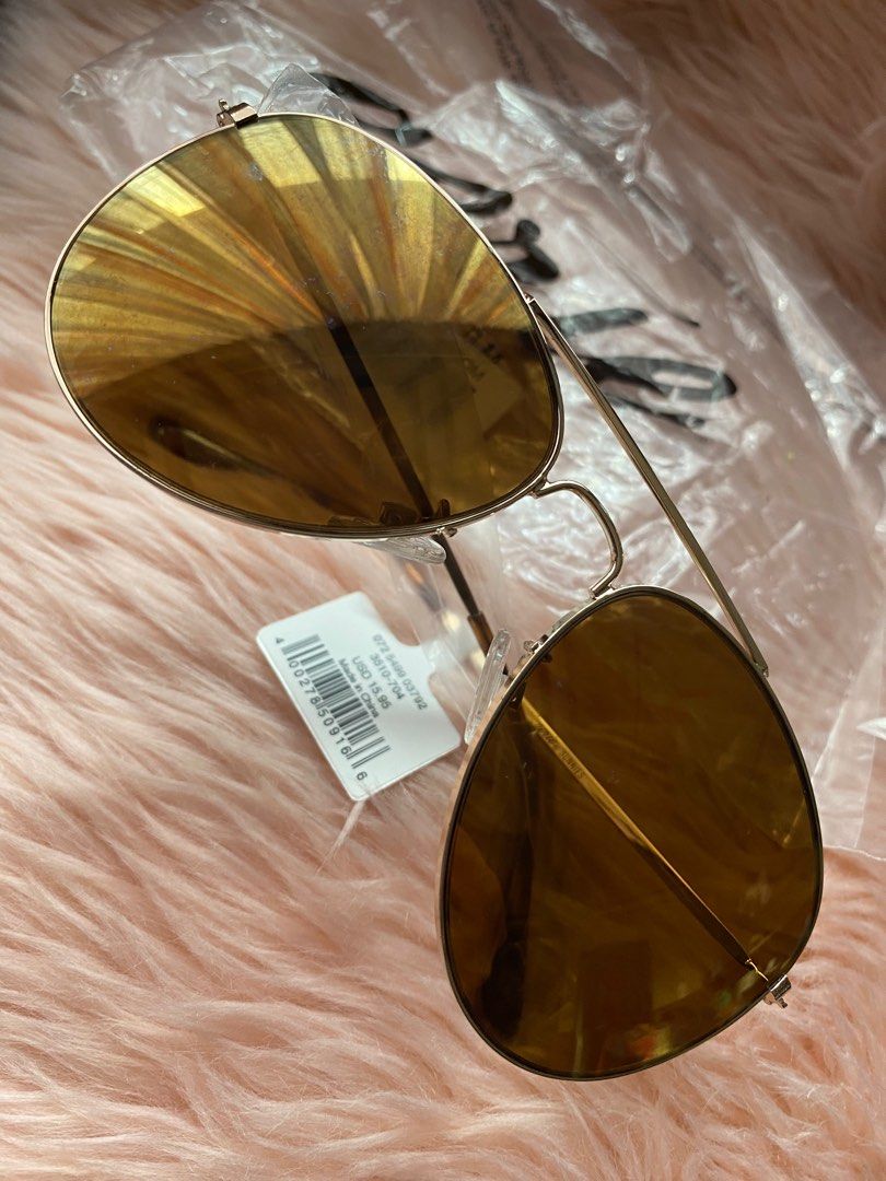 Womens aviator sunglasses - brown (Category: Sunglasses & Eyewear) located in Quezon City. Submitted by goodstuff_4sale (Listing ID 1317893847, Image 3). Description: new aviator sunglasses, accessory AERIE - American Eagle Outfitters brown lens, metal frame small to med frame plastic only, doesnt come with case gcash grab lalamove jrs j&t.