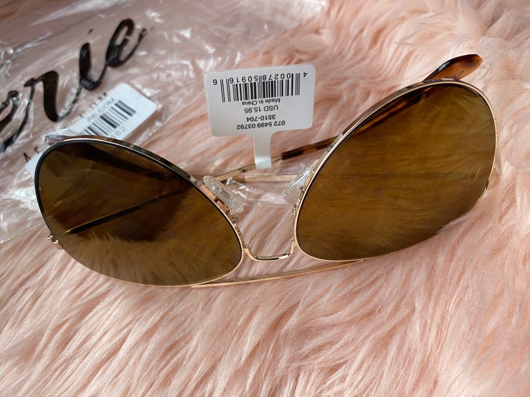 Womens aviator sunglasses - brown (Category: Sunglasses & Eyewear) located in Quezon City. Submitted by goodstuff_4sale (Listing ID 1317893847, Image 2). Description: new aviator sunglasses, accessory AERIE - American Eagle Outfitters brown lens, metal frame small to med frame plastic only, doesnt come with case gcash grab lalamove jrs j&t.