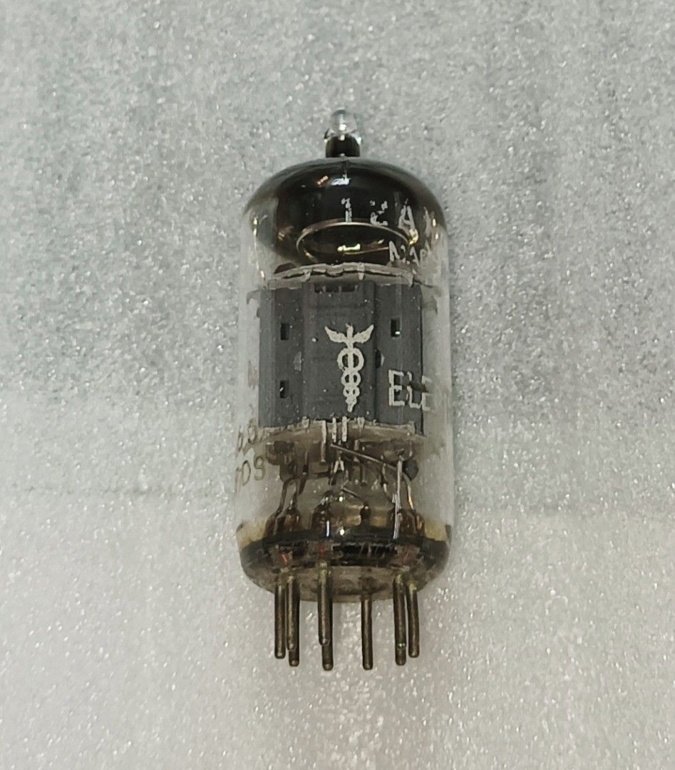1967年荷蘭AMPEREX代工ELECTRONICS FOR MEDICINE 12AX7 ECC83