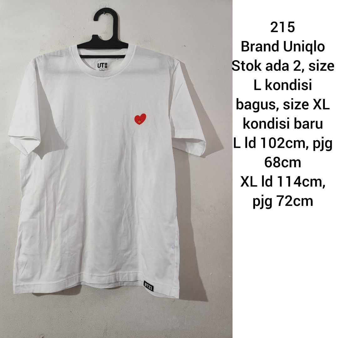 215 Uniqlo x BT21 Kaos Unisex UT