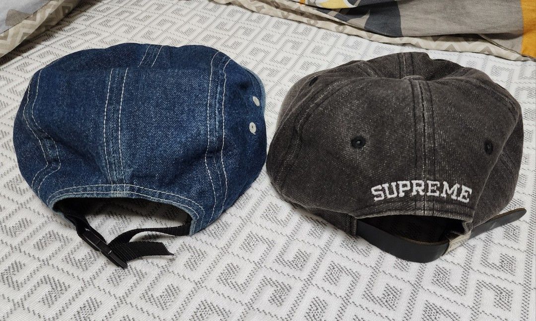 新品 supreme 17ss washed denim s logo 6 panel mint ミント cap