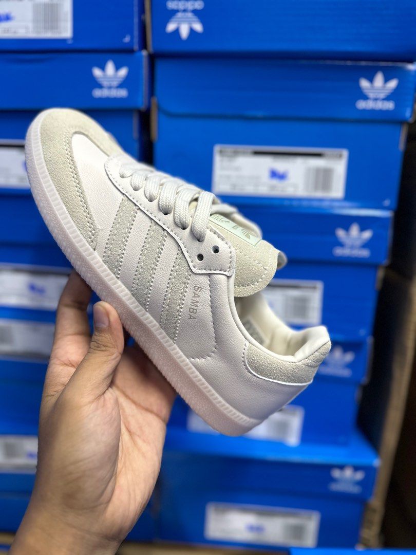 Adidas Samba Tonal Color Pack Linen, Women's Fashion, Footwear, Sneakers on  Carousell