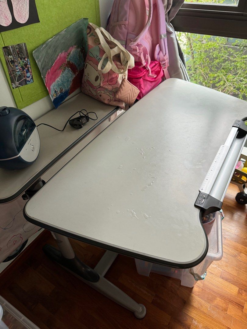 Adjustable height study table, Furniture & Home Living, Furniture