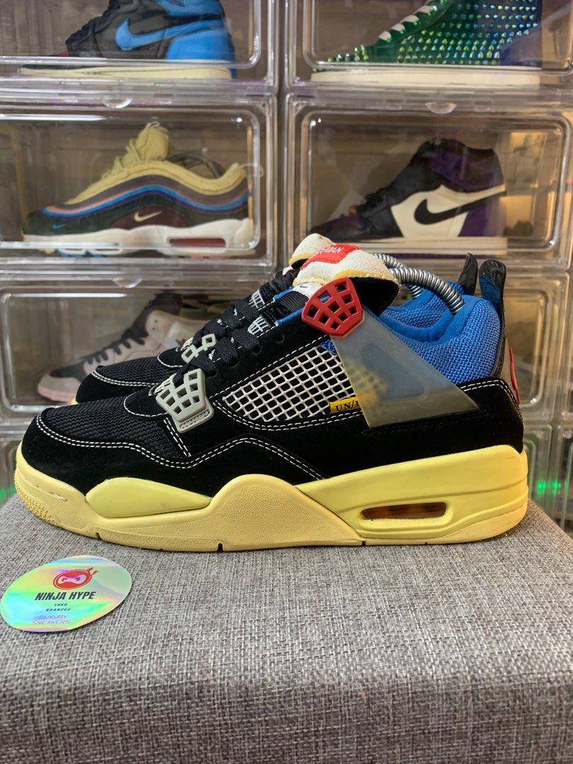 Legit Check Off Noir Union Sneakers Jordan Union Blue Real Vs Fake