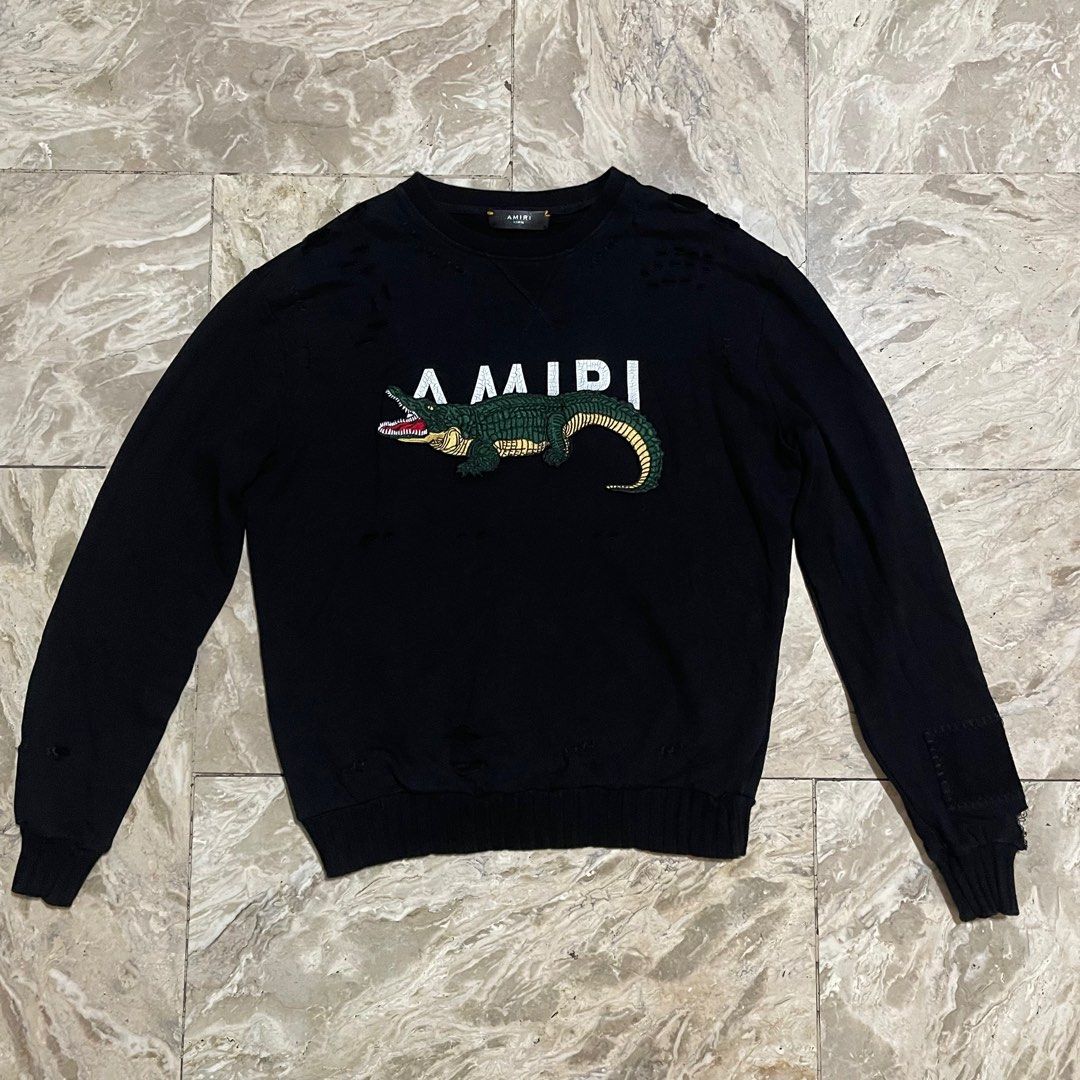 Amiri crocodile sweater cheap