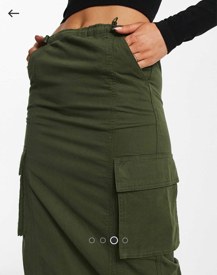 ASOS New Look Midi Cargo Skirt