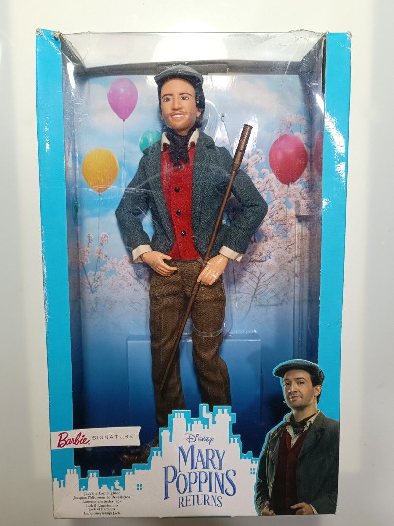Barbie Signature Disney Mary Poppins Returns Jack the Lamplighter ken Doll Hobbies Toys Toys Games on Carousell