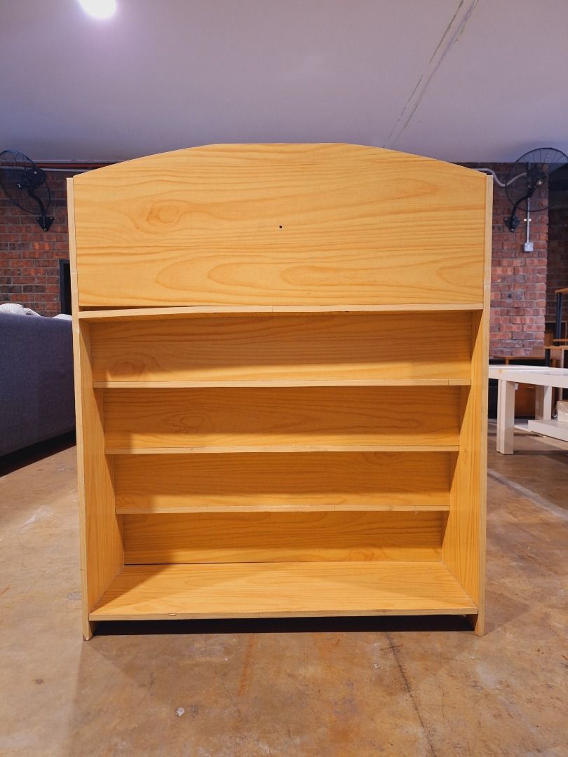 Birch Wooden 5-tier Book/Magazine Display Shelf / Kayu Birch Letak Buku ...