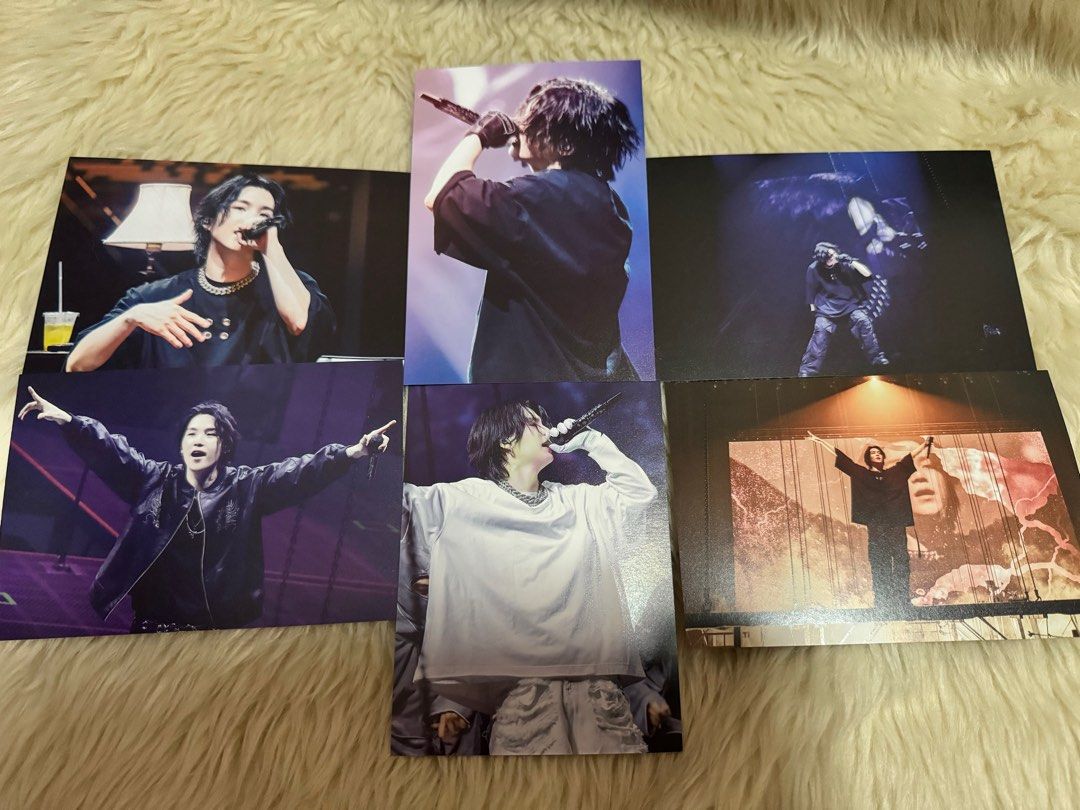 BTS Suga Agust D Dday Movie postcards (JPFC) (Category: K-Wave Merchandise) located in Muntinlupa City. Submitted by btsmerchaddict (Listing ID 1322877416, Image 1). Description: 500 each On hand Mint condition Bought directly from weverse JPFC official site.