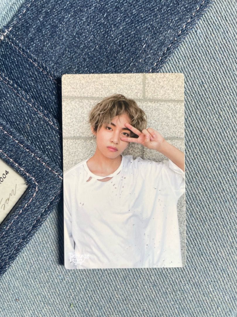 BTS V/Taehyung Memories of 2017 Bluray Blu-ray Memo17 BR Photocard
